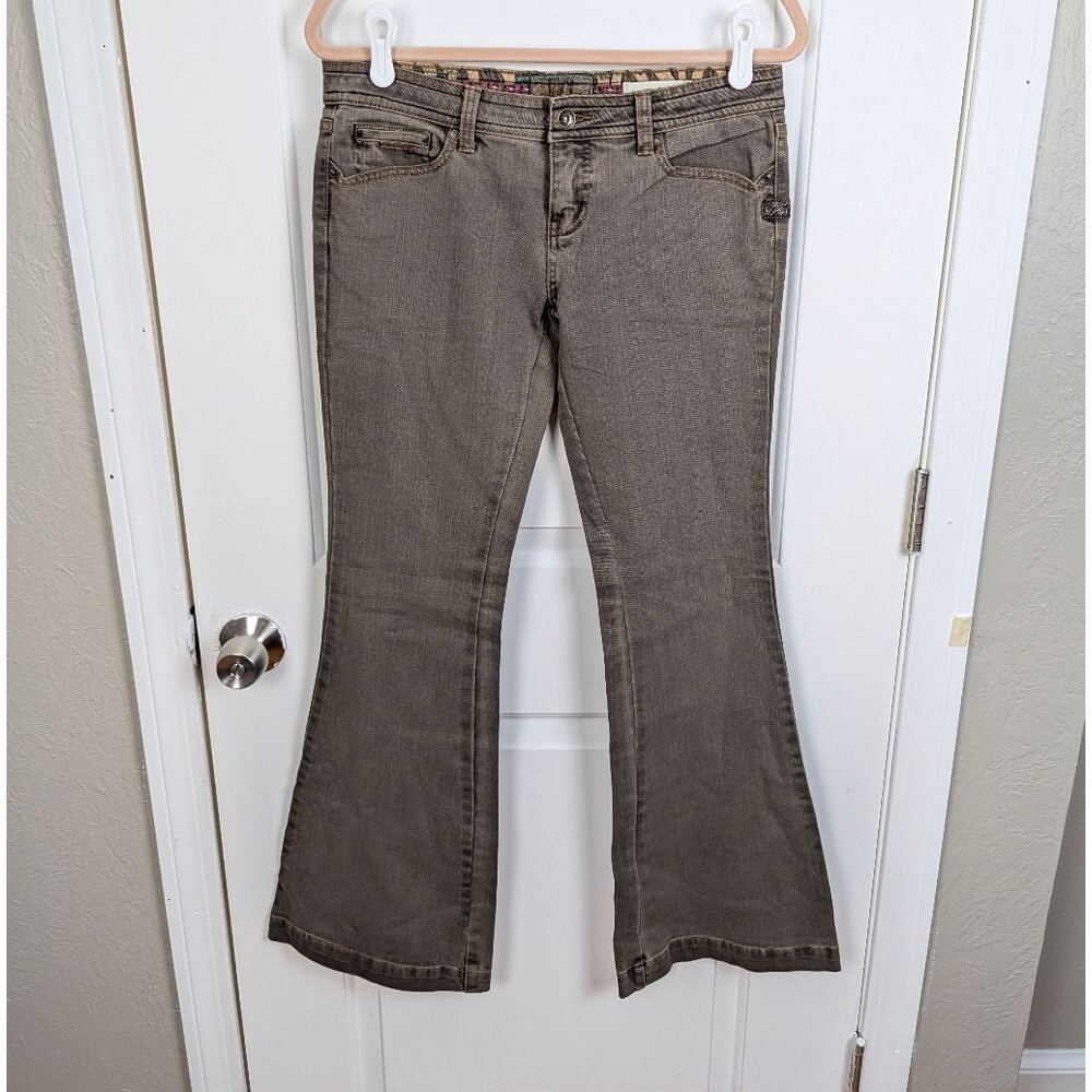 Billabong | Gray Low Rise Flare Jeans Size 7